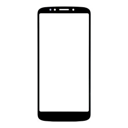 Glass Lens for Motorola Moto G6 Play Black