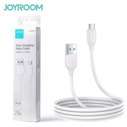Cable Joyroom USB Vers Micro USB 2.4A 1m Blanc (S-UM018A9)