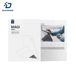 iPad 12.9 Pro 2021/2020/2018 Grey Dux Ducis Magi Smart Cover