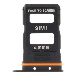 SIM Card Tray for Xiaomi 13 Ultra Dual Card Version Black