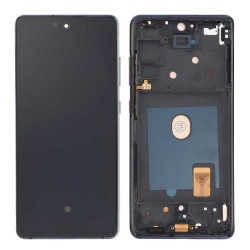 Screen Replacement With Frame for Samsung Galaxy S20 FE 5G OLED Black