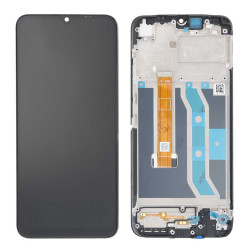 Screen Replacement With Frame for Realme C21-Y RMX3263 Black