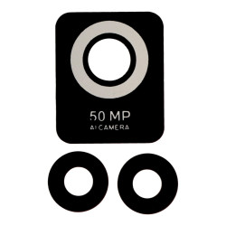 Back Camera Lens for TCL 30+/30/30 5G Black 3pcs in one set