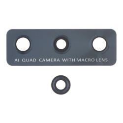 Lentille Caméra Arrière Sans Châssis (Sans Adhésif) Doogee S97 Pro Noir (2pcs)
